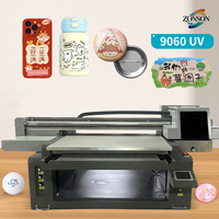 Impresora UV de Cama Plana Industrial 9060, Impresora de Formato Grande para Producción en Lotes, Apta para Carcasas de Acrílico para Teléfonos