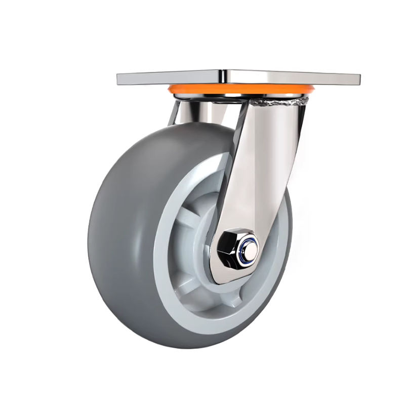 Rotating Casters Rubber Rotating Caster Medium Sized Industrial New 110KG Load Capacity ...