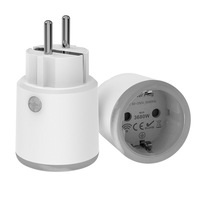 NEO NAS-WR10WM Tuya Smart Socket Minuterie pour téléphone portable Télécommande Prise électrique ABS Norme européenne 16A 110-250V