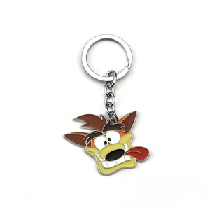 พวงกุญแจเคลือบลายอนิเมะเกม <span class=keywords><strong>Crash</strong></span> <span class=keywords><strong>Bandicoot</strong></span> สำหรับคอสเพลย์และพวงกุญแจรถยนต์ - Product Image 6