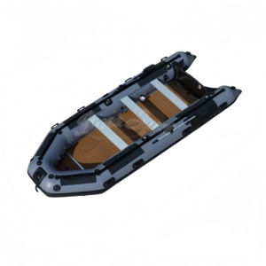 Bateau pneumatique robuste très vendu, 530 cm, idéal <span class=keywords><strong>pour</strong></span> les sorties de pêche, couleur gris foncé, avec certification de sécurité CE - Product Image 6