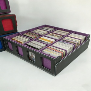 Durable Leather Car Trunk Storage <b>Box</b> with Custom Logo <b>Large</b> Capacity Multi-functional Design for Board Games Card Collections - Product Image 4