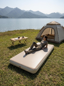 <span class=keywords><strong>Matelas</strong></span> pneumatique <span class=keywords><strong>de</strong></span> haute qualité, facile à ranger, imperméable, hauteur 10 cm, pour le camping, moderne, en PVC, portable, pour la chambre à coucher - Product Image 6