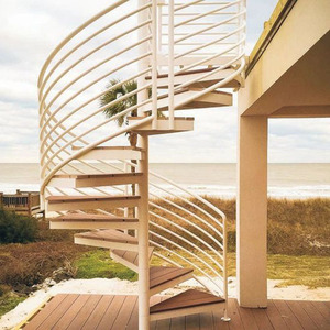 <span class=keywords><strong>Escalier</strong></span> en spirale en acier sur mesure <span class=keywords><strong>pour</strong></span> l'extérieur, <span class=keywords><strong>pour</strong></span> villa, hôtel, toit, <span class=keywords><strong>piscine</strong></span>, construction durable, <span class=keywords><strong>escalier</strong></span> en spirale avec main courante - Product Image 3