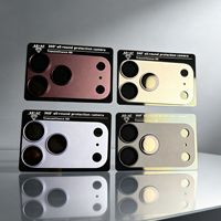 Protection d'objectif d'appareil photo 9H en gros, anti-rayures, anti-reflet, revêtement AR, installation facile, protection en verre pour objectif de téléphone pour iPhone 18