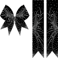 Vente chaude en gros Conception de bande d'arc d'acclamation Conception de transfert de strass