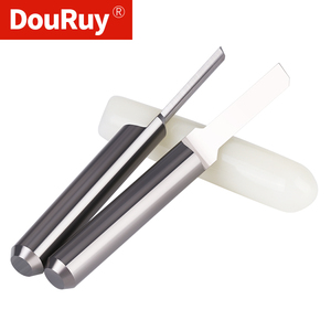 DouRuy SHK 3.175mm broca de flauta única cortador de grabado de carburo herramienta de corte de madera hoja para tallado fresado CNC <span class=keywords><strong>Router</strong></span> - Product Image 3