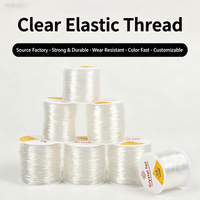 Fil élastique transparent en TPU, 100 m/rouleau, haute résistance, pour la fabrication de bijoux, colliers, perles DIY, fil élastique pour perles