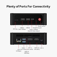 Factory Direct Sale Desktop Mini Computer Beelink SER5 MAX Ryzen 7 7735U 24G/16G LPDDR5 RAM 500G/1TB SSD Business Office Mini PC