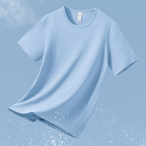 T-shirt Unisex da <span class=keywords><strong>Uomo</strong></span> e Donna a Girocollo a Maniche Corte, Vestibilità Slim, in Modal - T-shirt Intima Basica Estiva da <span class=keywords><strong>Uomo</strong></span> ad Asciugatura Rapida - Product Image 2