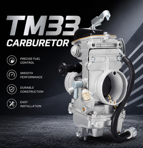 Carburateur à glissière plate série TM33-8012 pour DR350 KLX 250 TTR250 XR250 KLX250 KLX300 TTR25 250-300CC – Ensemble carburateur - Product Image 1