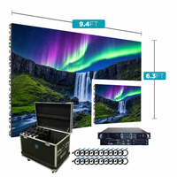 Mur vidéo LED de location P2.6 P2.9 P3.91 500x1000mm avec cabinet moulé sous pression pour scène, événement, concert
