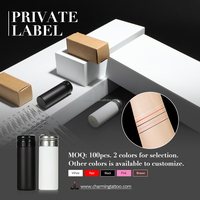 Fil de traçage des sourcils pré-encré 30m pour microblading, fil de positionnement pour tatouage, outil de traçage des sourcils pour microblading PMU