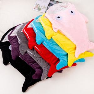 Saco de dormir en forma de tiburón <span class=keywords><strong>para</strong></span> bebé, animal de peluche personalizado, suave - Product Image 5