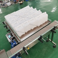 Table d'alimentation de bouteille de convoyeur de plateau tournant automatique pour le tri et l'alimentation plats de bouteille en plastique de rectangle plat