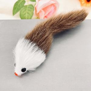 Interaktif kedi ve fare çiğnemek oyuncak sevimli küçük yumuşak simüle peluş <span class=keywords><strong>Pet</strong></span> Squeak oyuncak popüler ürünler çanta paketi - Product Image 6