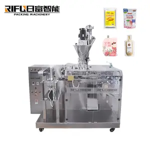 Automatic cocoa powder bag premade pouch pickup open fill seal packing machine