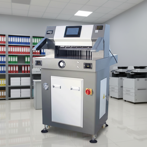 Large Size Heavy Duty Programmed Electric <b>Hydraulic</b> A4 Semi-Automatic Paper Cuter Paper Cutting Machine - Product Image 1