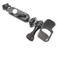 Support de bras magique à double rotule usiné CNC sur mesure, support de montage réglable multi-angles pour caméra et moniteur, pour caméra d'action et enregistreur