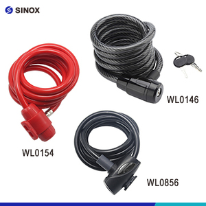สายล็อคเหล็กคุณภาพสูงสำหรับจักรยาน ล็อครหัสสำหรับมอเตอร์ไซค์ ป้องกันการโจรกรรม - Product Image 3