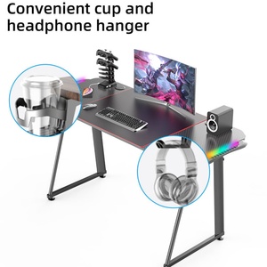 Meilleure Vente : Table d'Ordinateur Électrique à Double Moteur, Réglable en Hauteur, Table de Jeu RGB, Bureau PC - Product Image 2