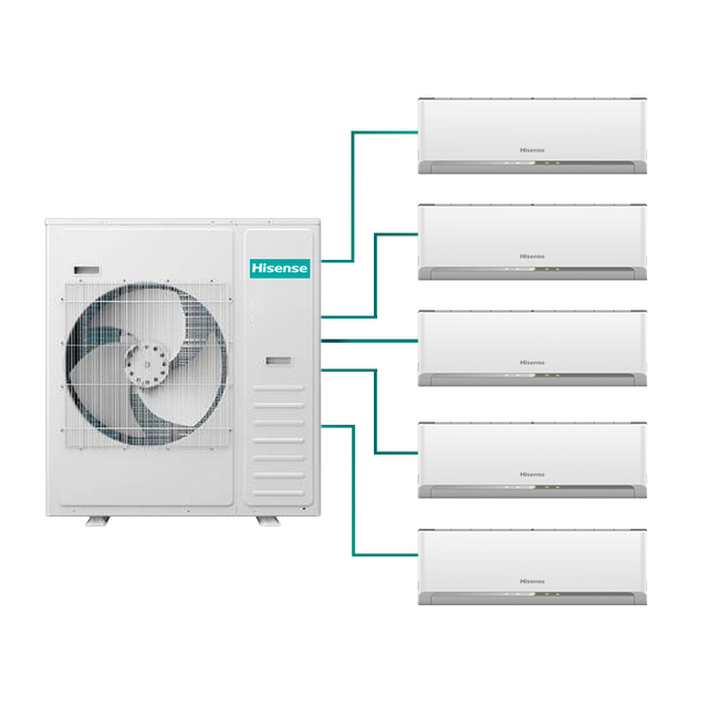 Hisense Factory R410A Smart Air Conditioners for Household Heating and Cooling Multi Zone Split Air Conditioners