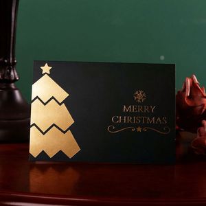Carte de vœux de Noël à estampage à chaud, emballage individuel, lot de cartes de Noël - Product Image 2