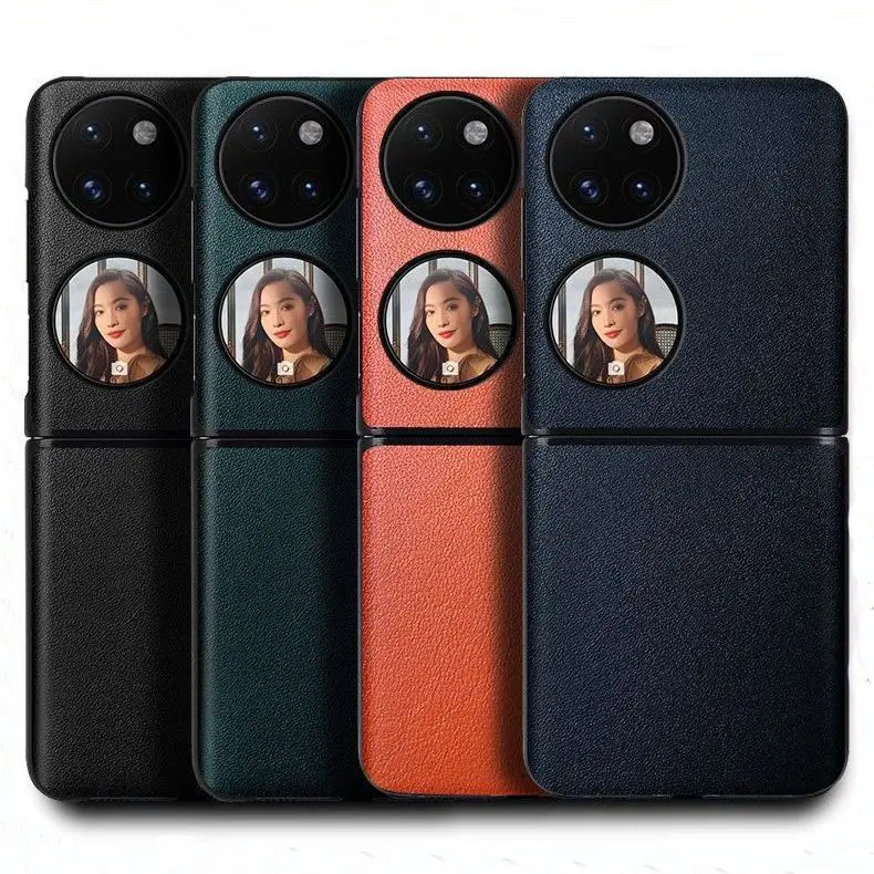 hot sale Phone Case For Huawei P50 Pocket leather case Anti-shock Folding phone case