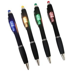 Stylo à bille <span class=keywords><strong>publicitaire</strong></span> lumineux LED coloré créatif avec écran tactile et fonctions rotatives Cadeau d'affaires - Product Image 5