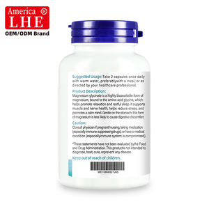 Suplemento Dietético de Citrato de Magnesio Shecome con Zinc para Apoyar la Salud del Sistema Inmunitario, Huesos, Nervios y Músculos, Cápsulas de Citrato de Magnesio - Product Image 5