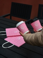 Gobelets en papier isothermes jetables à double paroi de 90-10 oz de qualité alimentaire pour café chaud, fêtes et usage en café