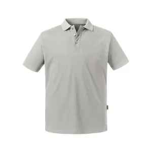 Polo pour homme, pur coton biologique, merchandising durable - Product Image 4