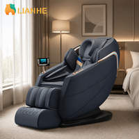 Sillón de Masaje de Lujo OEM para Tejido Profundo, Cuerpo Completo con Riel SL, Gravedad Cero 4D, Airbag, Estiramiento, Programa Tailandés, Bluetooth
