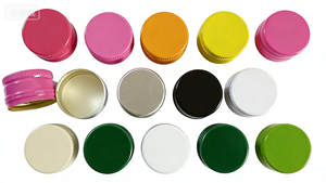 Aluminum Threaded Screw <strong>Cap</strong> with <strong>28*18mm</strong> Size Silk Screen Printed for <strong>Bottles</strong> - Product Image 4