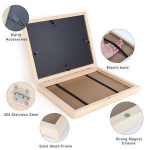 Rắn gỗ trẻ em tác phẩm nghệ thuật hình ảnh khung bằng gỗ trẻ em vẽ khung thủ công mỹ nghệ trẻ em khung nghệ thuật - Product Image 5