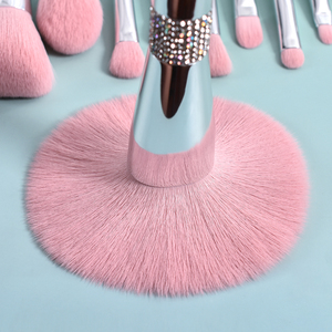 Quotidien reine et Mor-phe15 pièces Nano cheveux argent incrusté diamant poignée poudre <span class=keywords><strong>pinceaux</strong></span> de maquillage Application lisse étiquette privée - Product Image 3