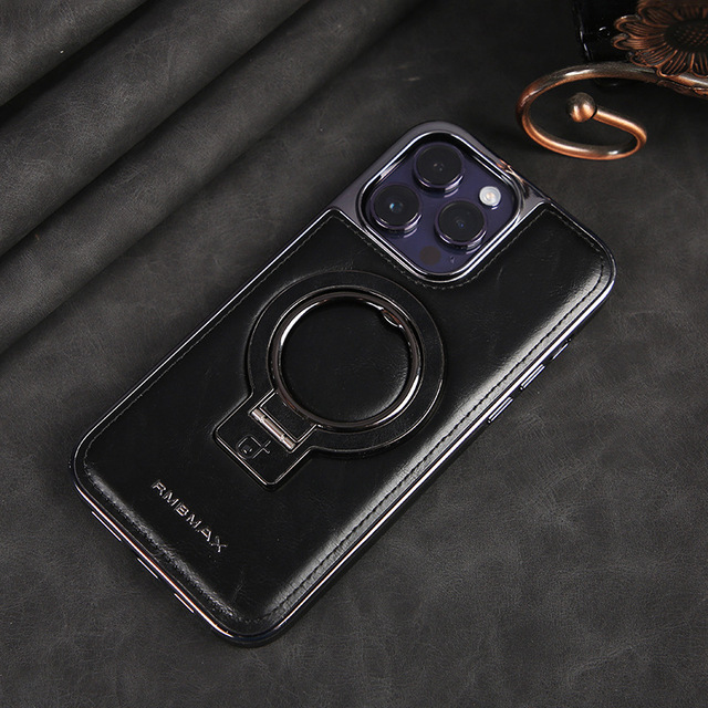 Factory OEM Classic Solid Color Leather Phone Case for 15 Plus 14 13 12 11 Pro XR XS 7 8 Plus Mobile Phone Protective Cover