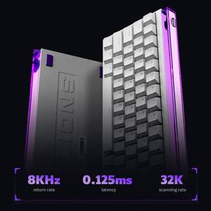 คีย์บอร์ดเกมมิ่ง Madlions NANO 68 อัตราการส่งข้อมูล 8KHz สวิตช์แม่เหล็ก ความหน่วงต่ำ 0.1ms สำหรับเกม <span class=keywords><strong>FPS</strong></span> และอีสปอร์ต - Product Image 2