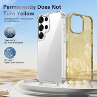 Coque de téléphone transparente en acrylique anti-jaunissement pour Samsung Galaxy A07 A17 A36 A56 A26 A16 A06 A15 A55 A54 A34 A24