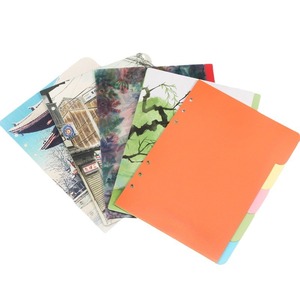 Divisori per Agenda a Fogli Mobili A5/A6/B5/A4, 5 Fogli/Set con Linguetta Destra, Carta Colorata per Indice, Ideale come Regalo - Product Image 2
