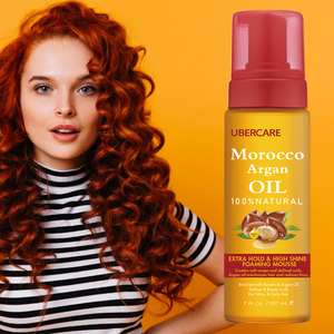 <span class=keywords><strong>Mousse</strong></span> <span class=keywords><strong>Coiffante</strong></span> Tenue Forte Longue Durée Étiquette Privée <span class=keywords><strong>Mousse</strong></span> Cheveux Parfumée Sur Mesure pour Cheveux Bouclés Perruques Tresses - Product Image 3