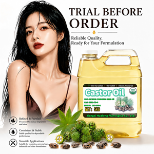 Miglior Olio di Ricino Pressato a Freddo dall'India, Raffinato e Biologico per Rossetti, Mascara, Produzione di Sapone - Senza Esano, Grado Cosmetico |   Confezione da 1kg - Product Image 2