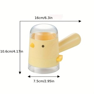 Salero con forma de pájaro, dispensador de sal de dibujos animados con pulsador, botella de condimentos cuantitativa, tarro de especias a prueba de polvo con control de cantidad. - Product Image 6