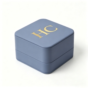 E-commerce Jewelry Brand Packaging Wholesale Ring Lid and Base Box Manufacturer Custom Logo Rigid Case for Online Business Bulk - Product Image 2