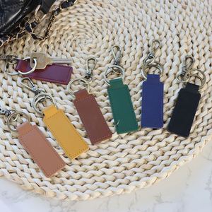 พวงกุญแจหนัง PU 7 สี RTS พร้อมห่วงโลหะ ที่ใส่กุญแจรถ แบบหนีบกุญแจ  พร้อมห่วงคล้องแบบก้ามปู  พวงกุญแจเปล่าสำหรับสลักชื่อส่วนตัว - Product Image 2