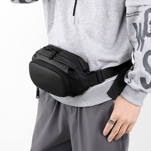 Saco de peito impermeável mulheres e homens para ciclismo e corrida Zipper encerramento Fanny Pack-Sport Bags - Product Image 6