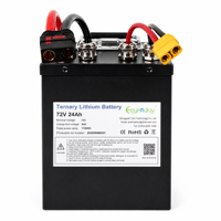Batterie au lithium personnalisée 72V 24Ah 1728Wh NMC haute puissance pour moto électrique, kart de course, tout-terrain, véhicule ATV