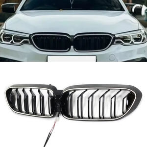 Griglia Anteriore a Doppio Rene TIYPEOR per <span class=keywords><strong>BMW</strong></span> Serie 5 G30 <span class=keywords><strong>G31</strong></span> 2017 - 2020 con Luce LED Integrata per Paraurti - Product Image 1