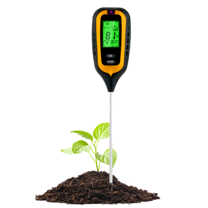 Jindong <strong>Soil</strong> Surveying Instrument 4-in-1 Sunlight Temperature &amp; <strong>Soil</strong> Moisture PH <strong>Meter</strong> (Plastic Model SPH007) For Agriculture - Product Image 1