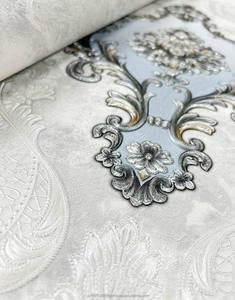 วอลล์เปเปอร์ยุโรปเงาวอลล์เปเปอร์ 1.06m วอลล์เปเปอร์ขนาดใหญ่/เคลือบผนังตกแต่งบ้านสําหรับผนัง - Product Image 5